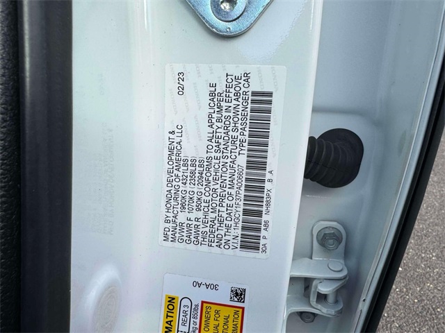 used 2023 Honda Accord car, priced at $23,022