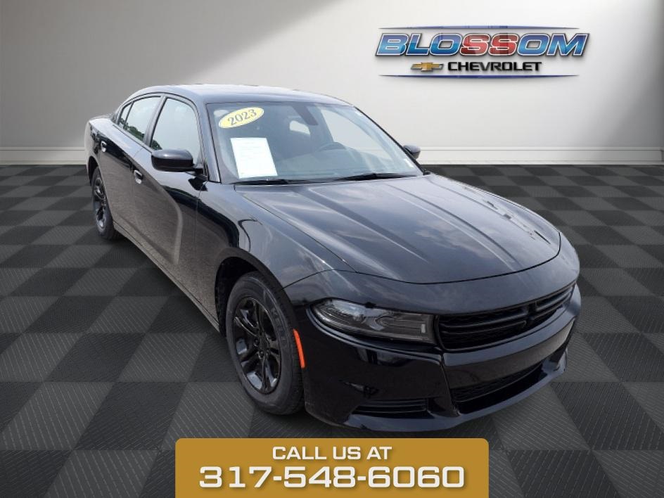 2023 Pitch Black Clearcoat Dodge Charger SXT Sedan