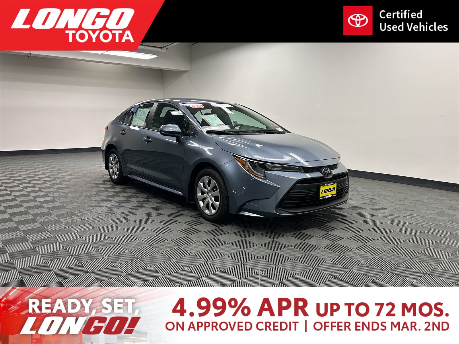 used 2026 Toyota Corolla car, priced at $23,384