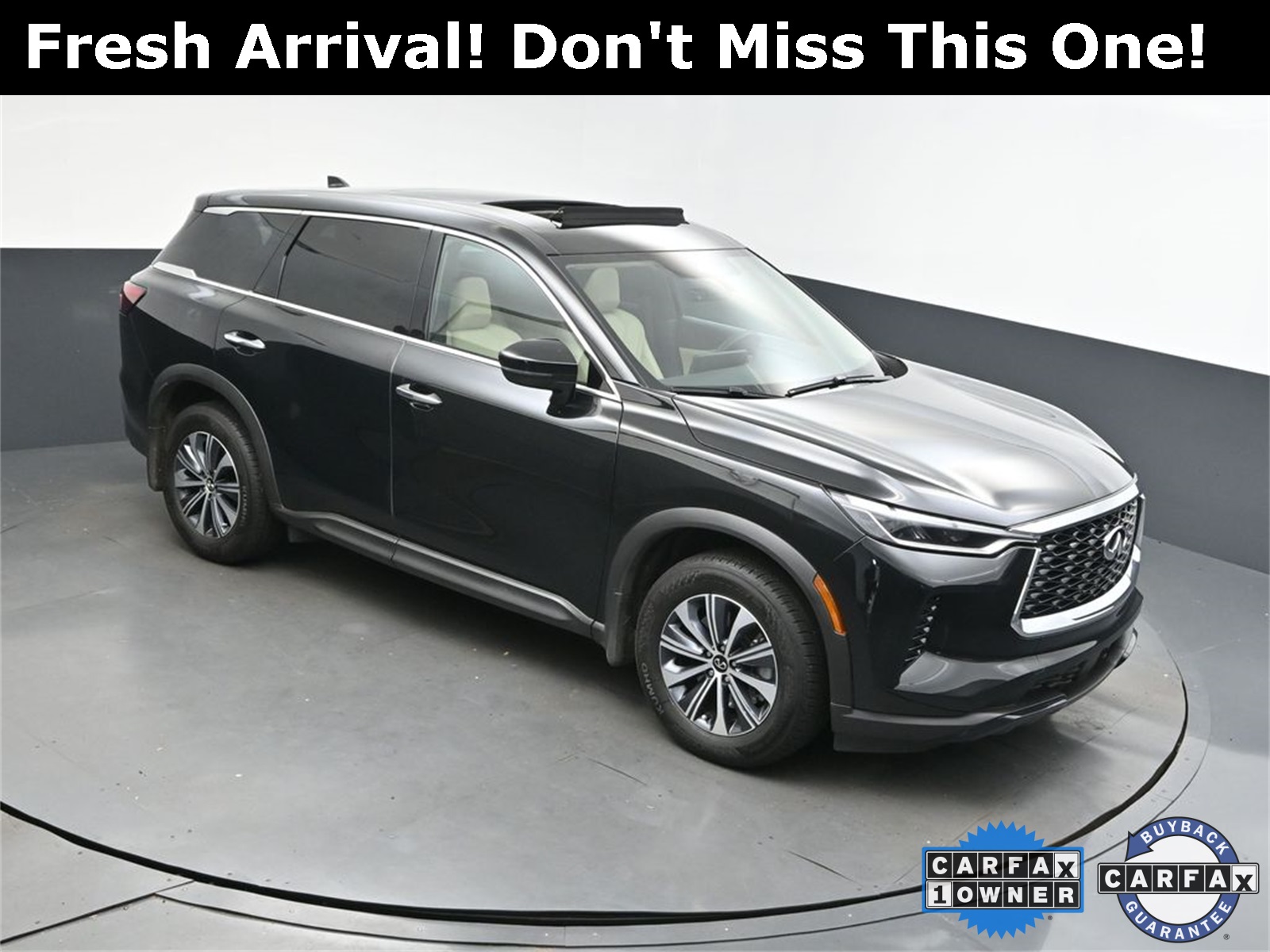 2025 Mineral Black INFINITI QX60 PURE SUV