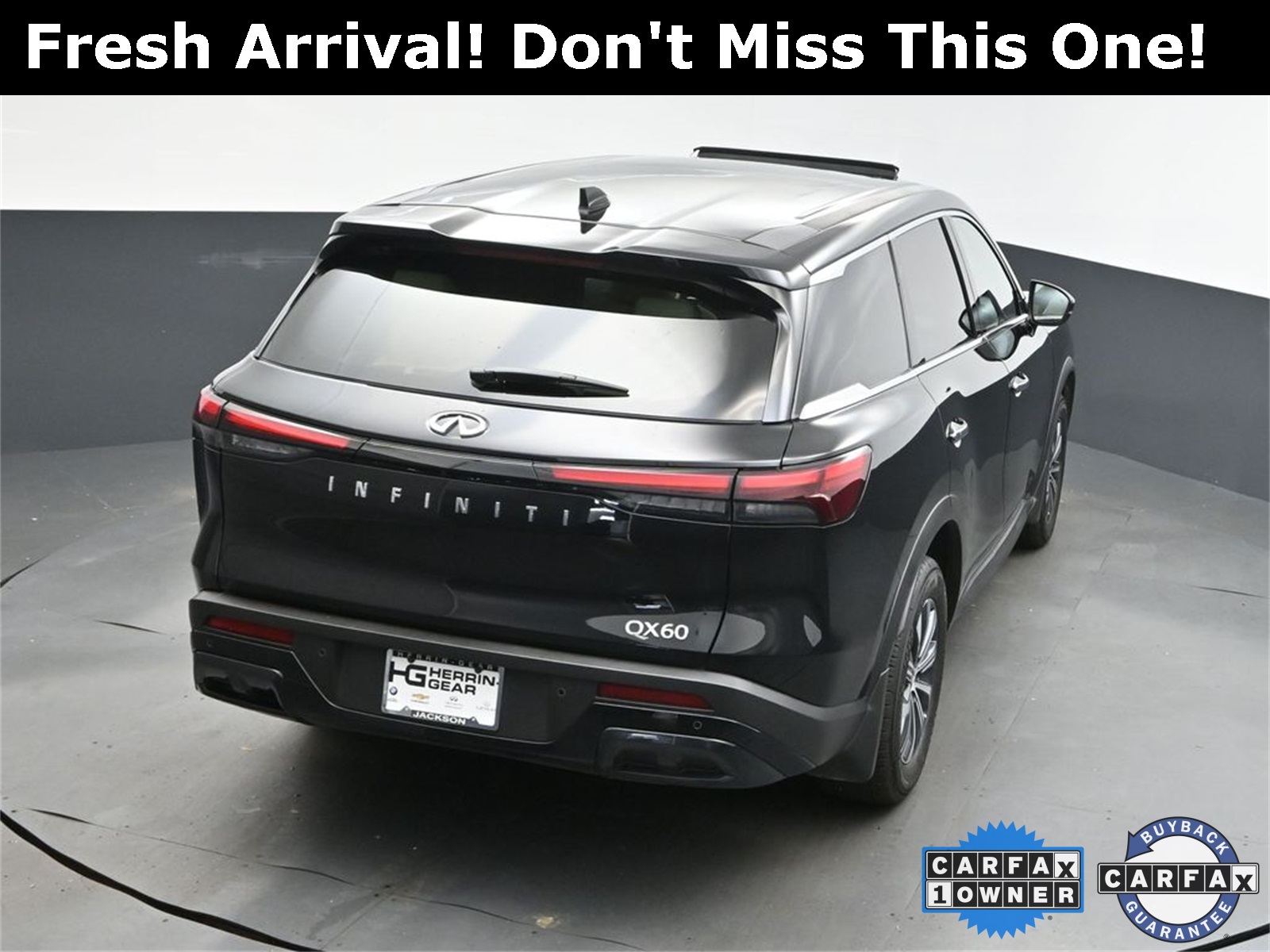 2025 Mineral Black INFINITI QX60 PURE FWD SUV