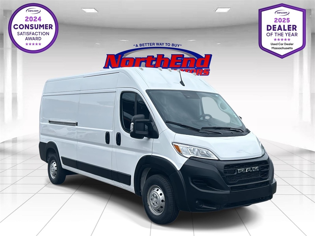 2023 Bright White Clearcoat Ram ProMaster Cargo Van High Roof FWD Van