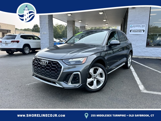2022 Gray Audi Q5 45 S line Premium AWD SUV