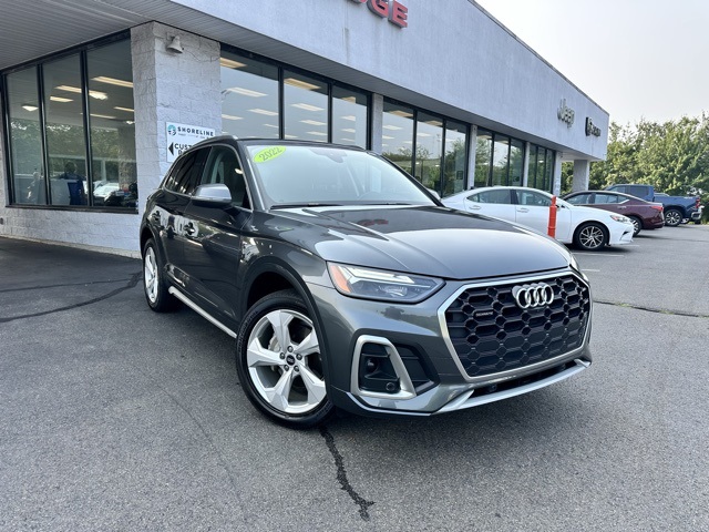 2022 Gray Audi Q5 45 S line Premium AWD SUV