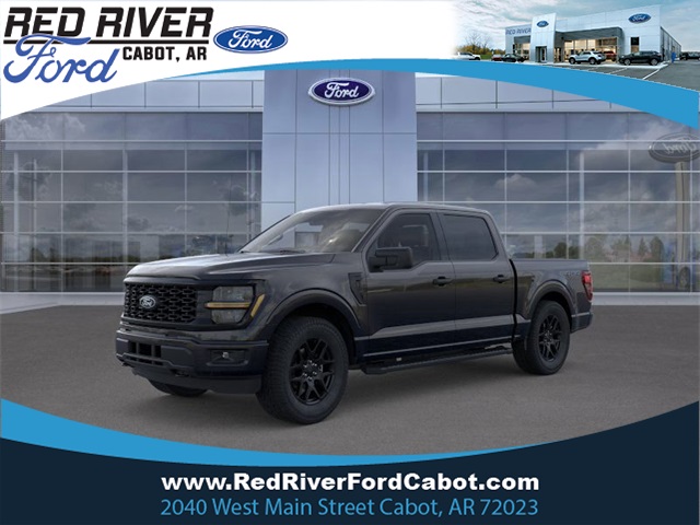 2025 Agate Black Metallic Ford F-150 STX Truck