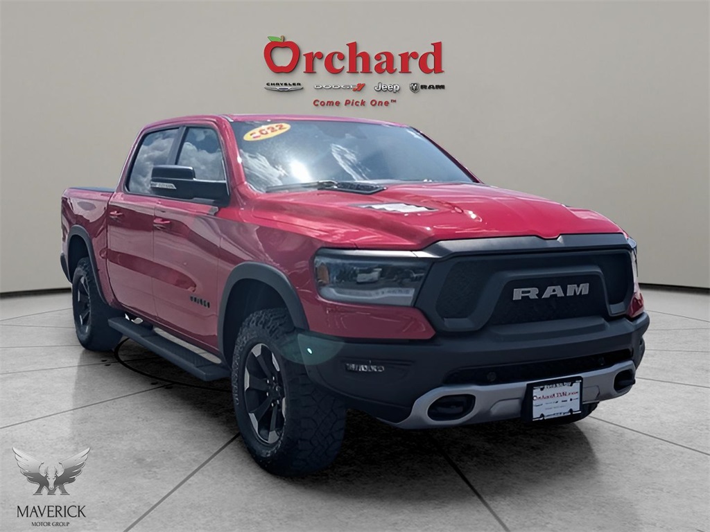 2022 Flame Red Clearcoat Ram 1500 Rebel 4X4 Truck