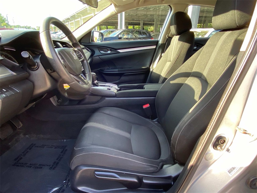 2019 Lunar Silver Metallic Honda Civic Sedan LX FWD Sedan