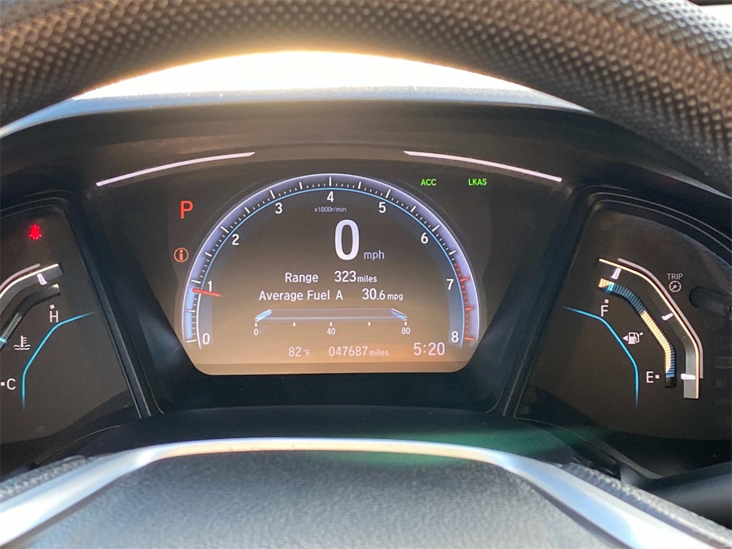 2019 Lunar Silver Metallic Honda Civic Sedan LX FWD Sedan