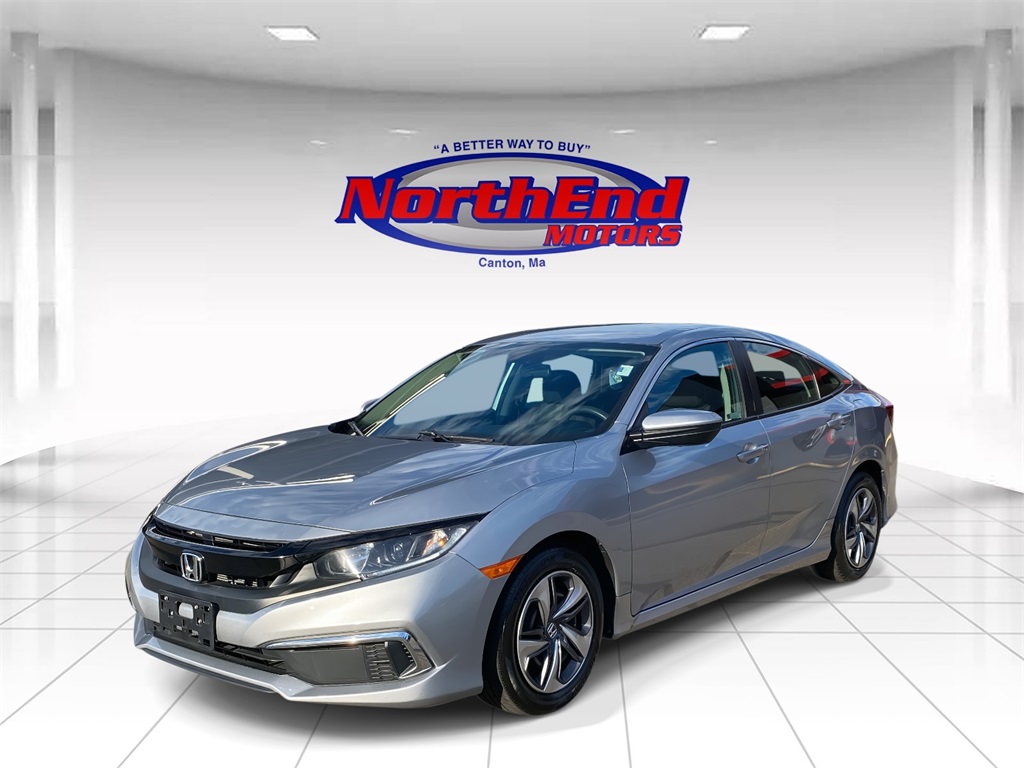 2019 Lunar Silver Metallic Honda Civic Sedan LX FWD Sedan