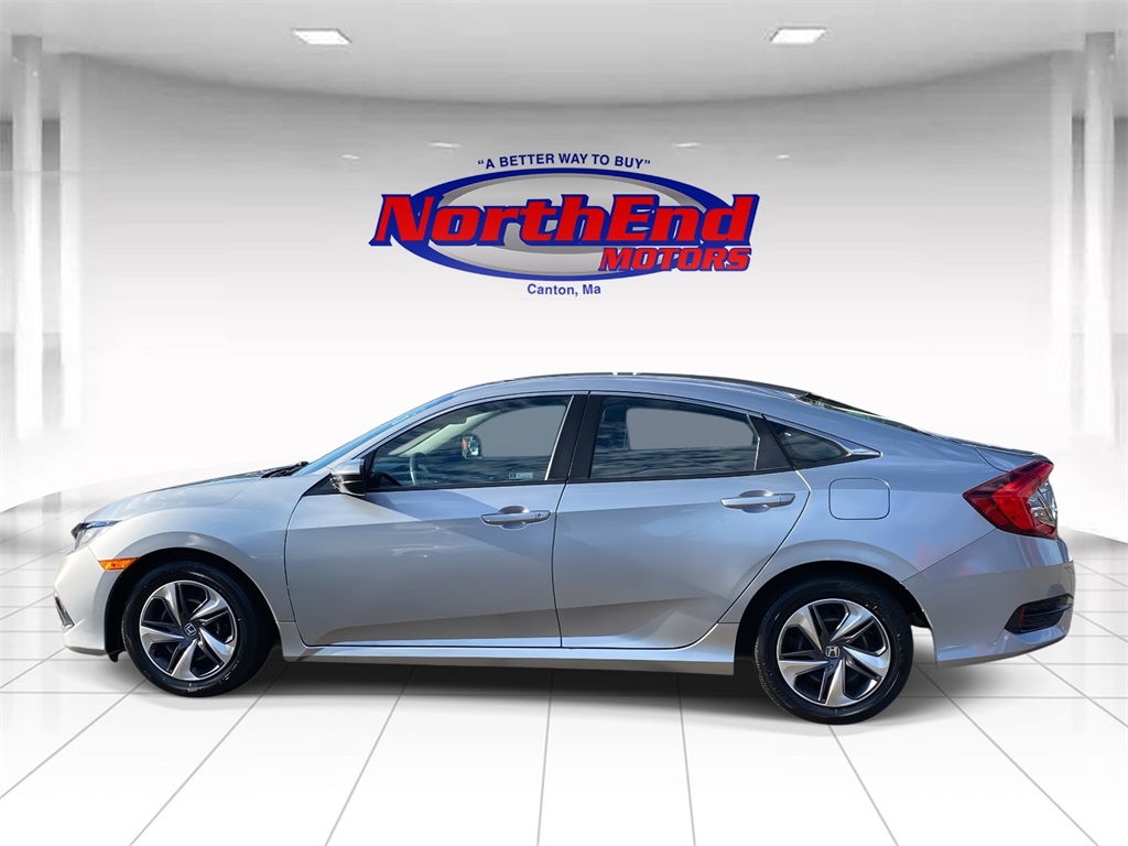 2019 Lunar Silver Metallic Honda Civic Sedan LX FWD Sedan