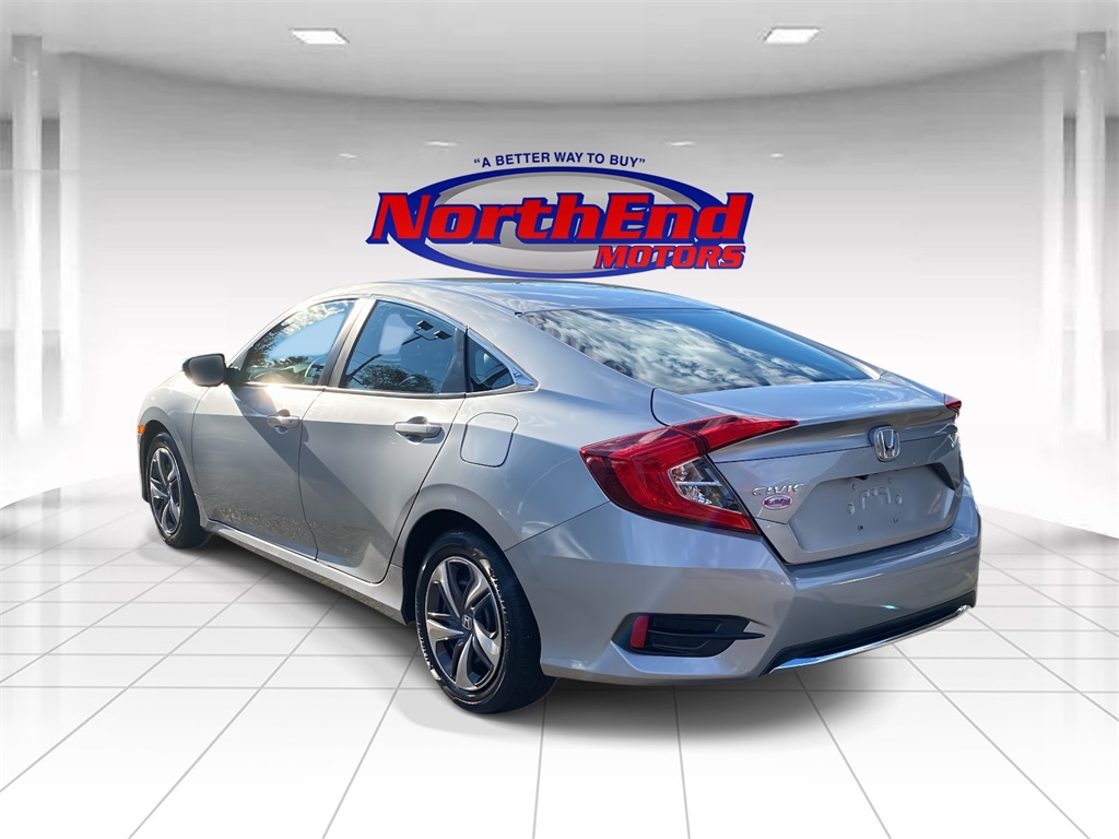 2019 Lunar Silver Metallic Honda Civic Sedan LX FWD Sedan