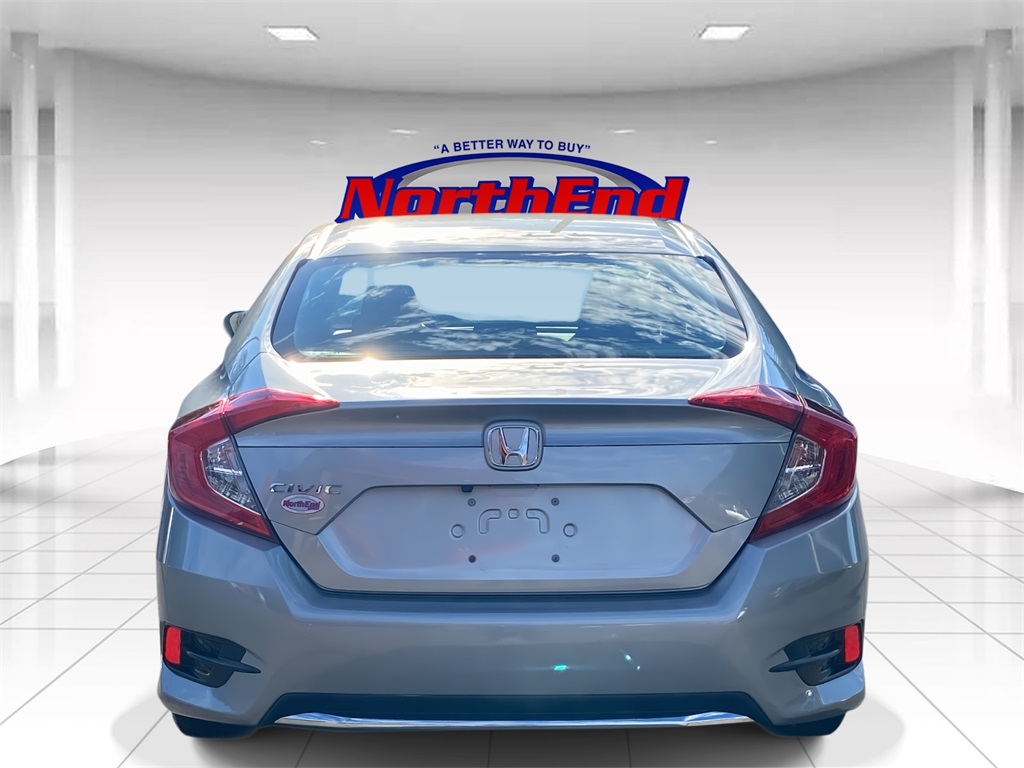 2019 Lunar Silver Metallic Honda Civic Sedan LX FWD Sedan