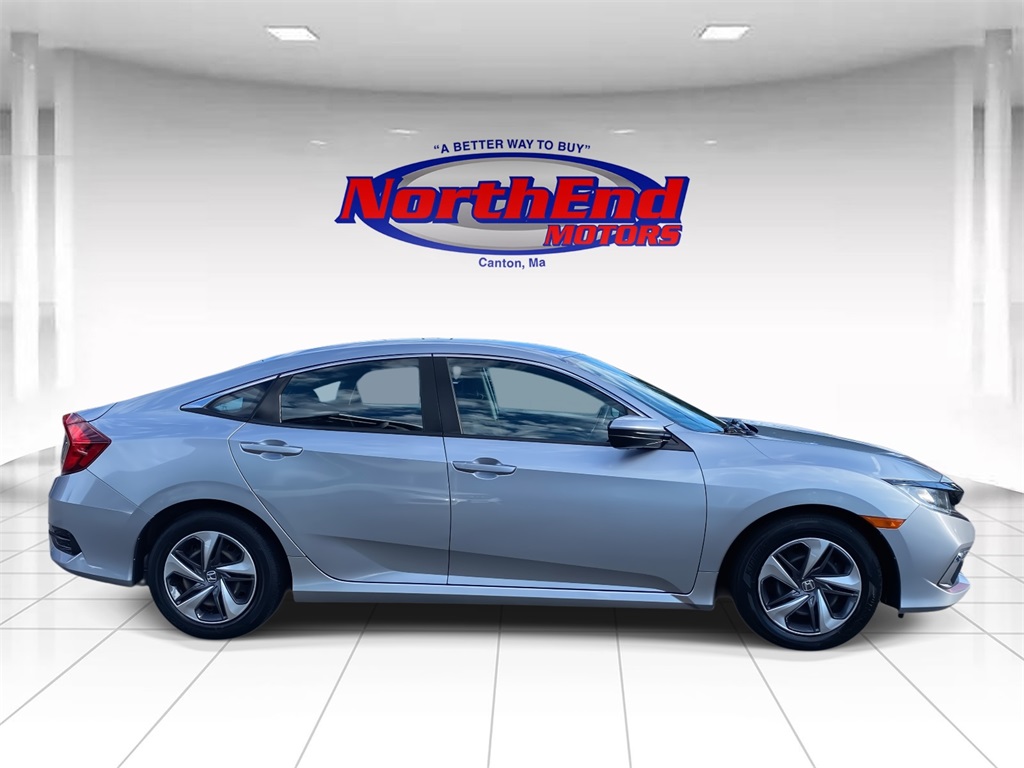 2019 Lunar Silver Metallic Honda Civic Sedan LX FWD Sedan