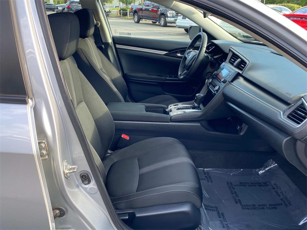 2019 Lunar Silver Metallic Honda Civic Sedan LX FWD Sedan