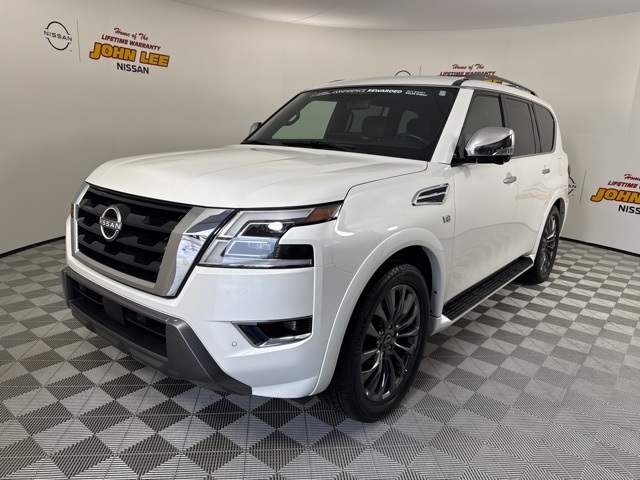 2022 Aspen White Tricoat Nissan Armada Platinum RWD SUV