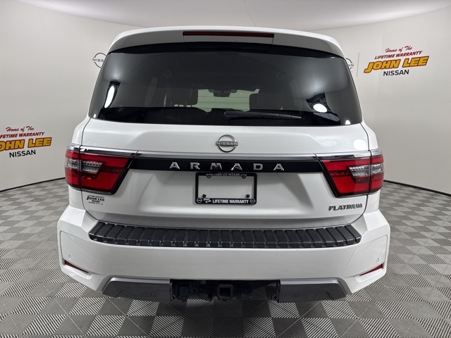 2022 Aspen White Tricoat Nissan Armada Platinum RWD SUV