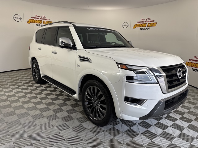 2022 Aspen White Tricoat Nissan Armada Platinum RWD SUV