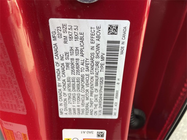 used 2023 Honda CR-V car, priced at $25,661