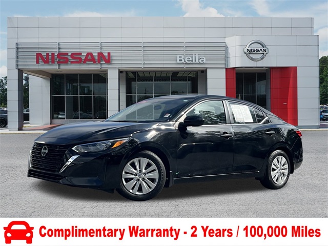 2024 Super Black Nissan Sentra S Sedan