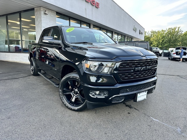 2022 Diamond Black Crystal Pearlcoat Ram 1500 Big Horn/Lone Star 4X4 Truck
