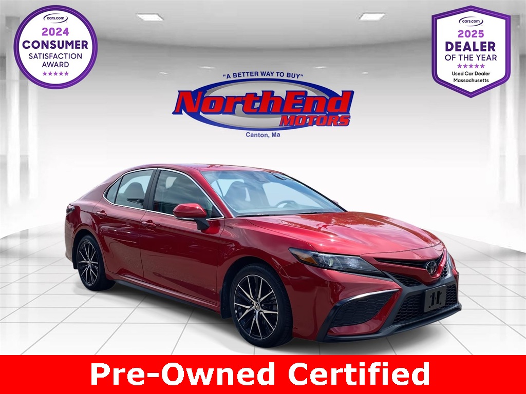 2022 Ruby Flare Pearl Toyota Camry SE FWD Sedan
