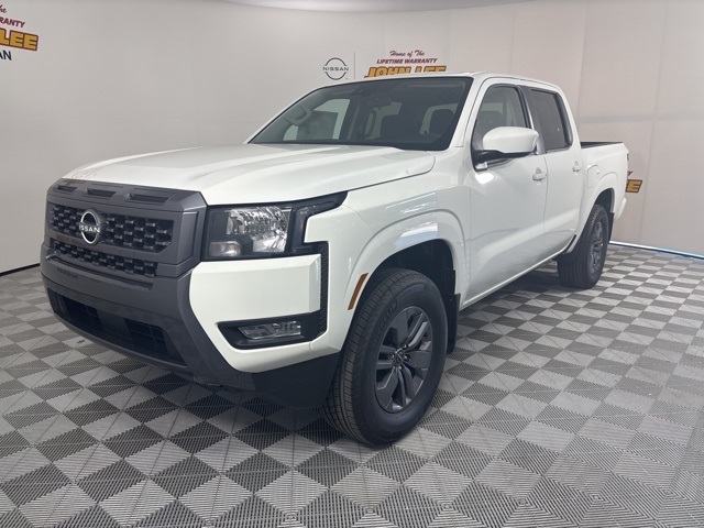 2025 Glacier White Nissan Frontier SV 4X4 Truck