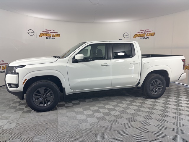 2025 Glacier White Nissan Frontier SV 4X4 Truck