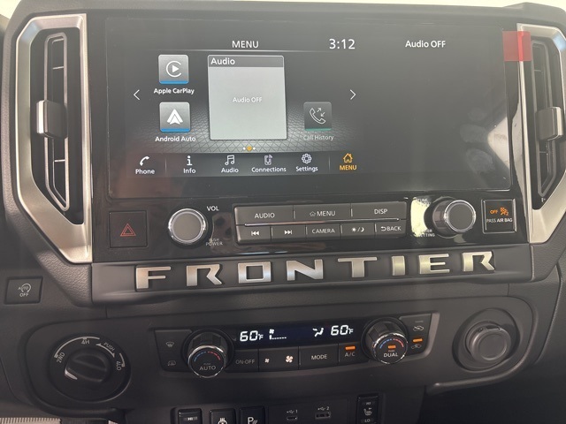 2025 Glacier White Nissan Frontier SV 4X4 Truck