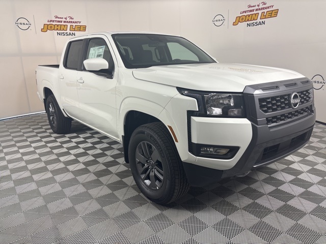 2025 Glacier White Nissan Frontier SV 4X4 Truck