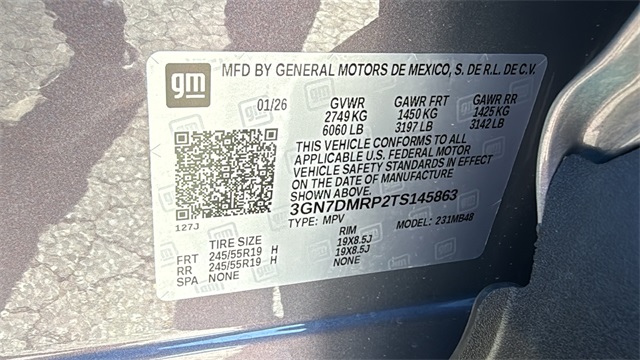 new 2026 Chevrolet Equinox EV car, priced at $36,295