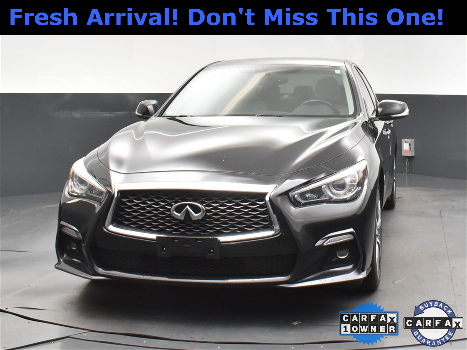 2018 Midnight Black INFINITI Q50 Sport AWD Sedan