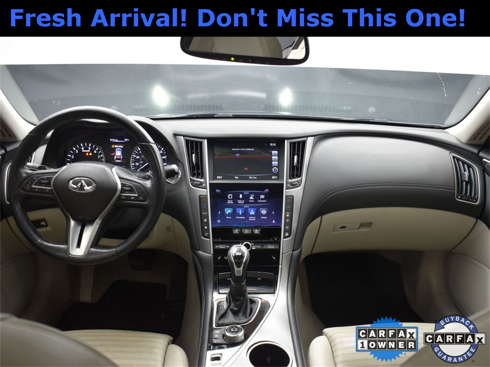 2018 Midnight Black INFINITI Q50 Sport AWD Sedan