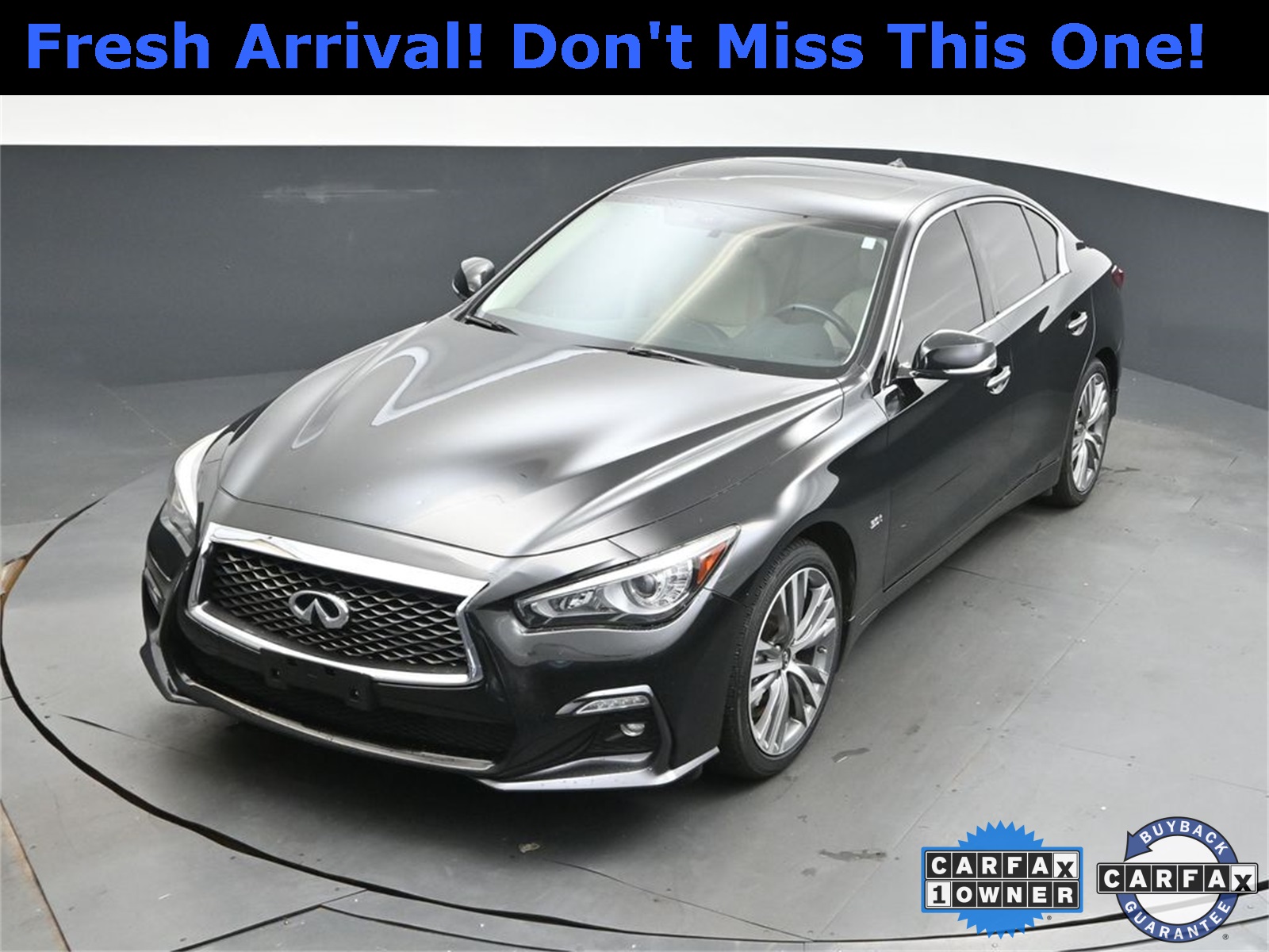 2018 Midnight Black INFINITI Q50 Sport AWD Sedan