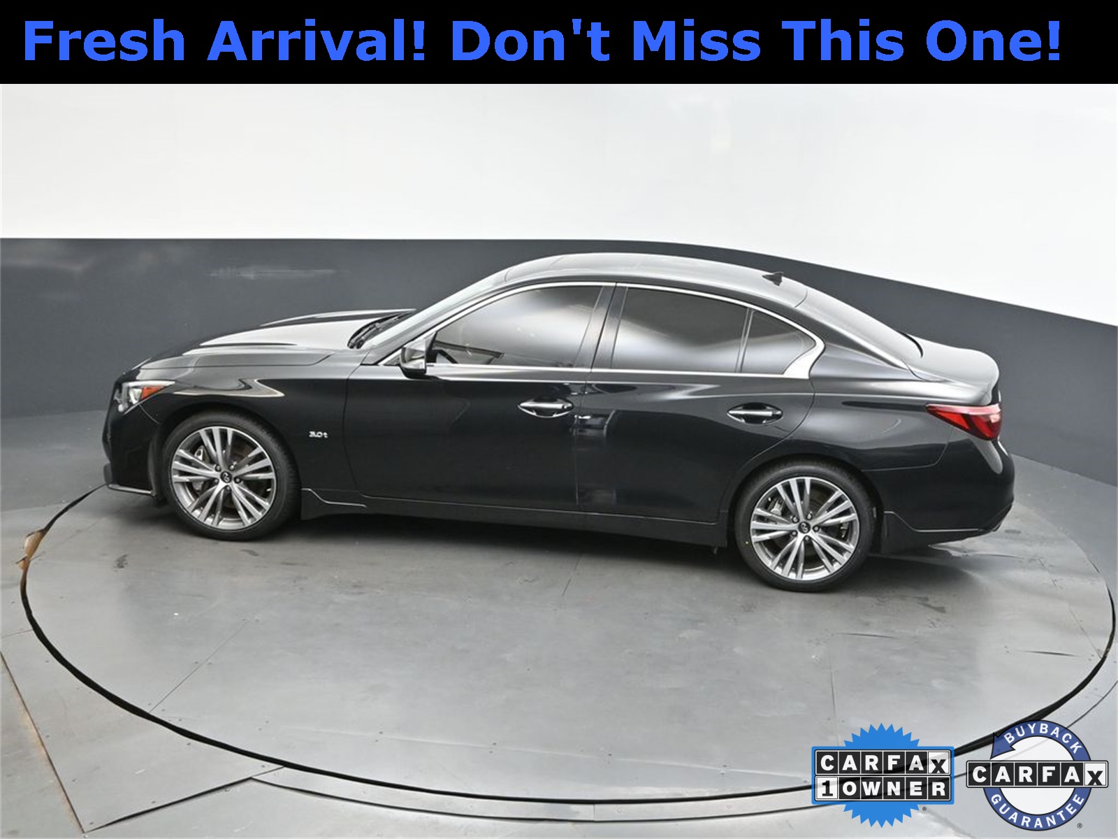 2018 Midnight Black INFINITI Q50 Sport AWD Sedan