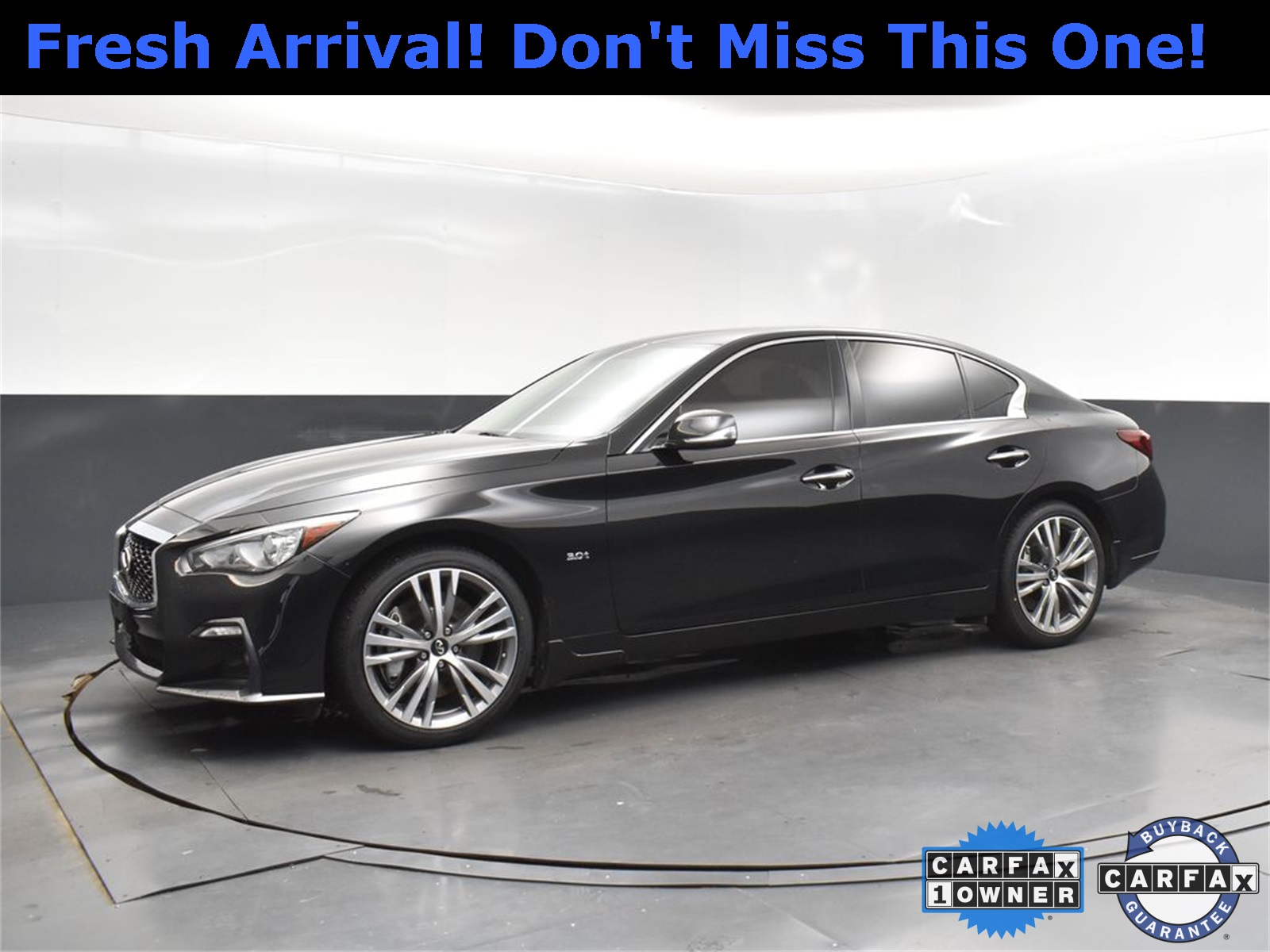 2018 Midnight Black INFINITI Q50 Sport AWD Sedan