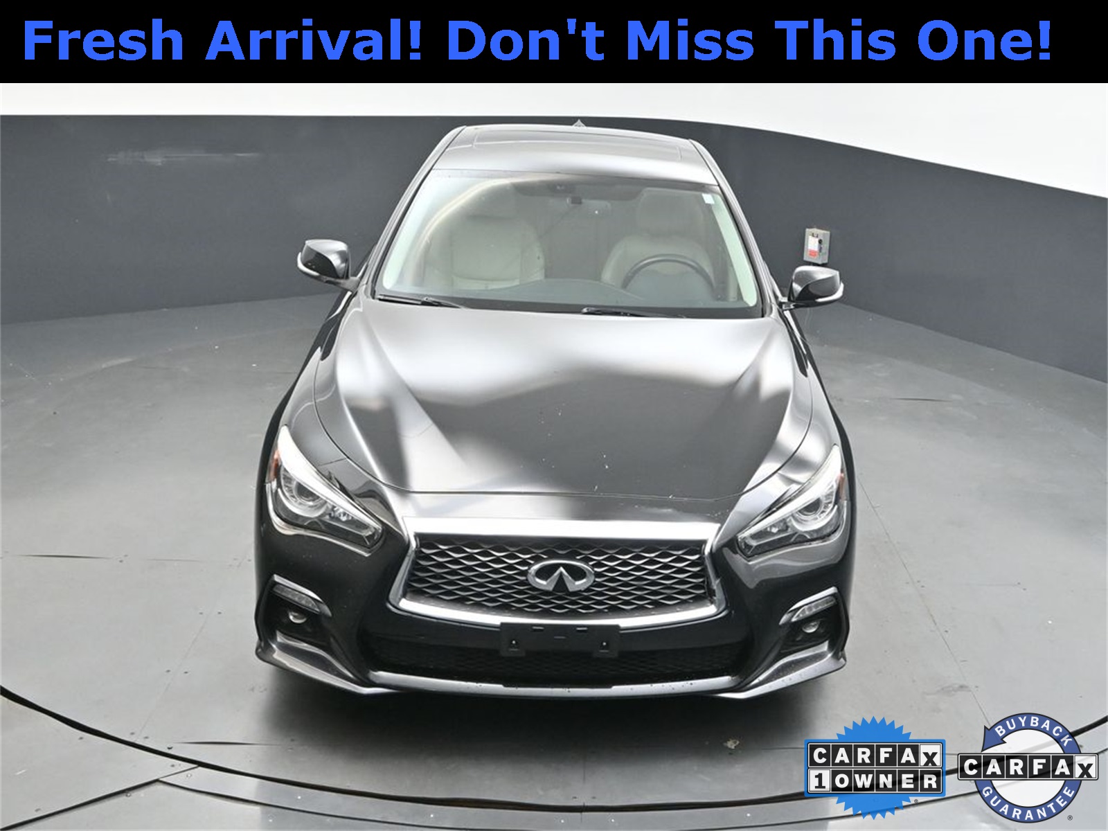 2018 Midnight Black INFINITI Q50 Sport AWD Sedan