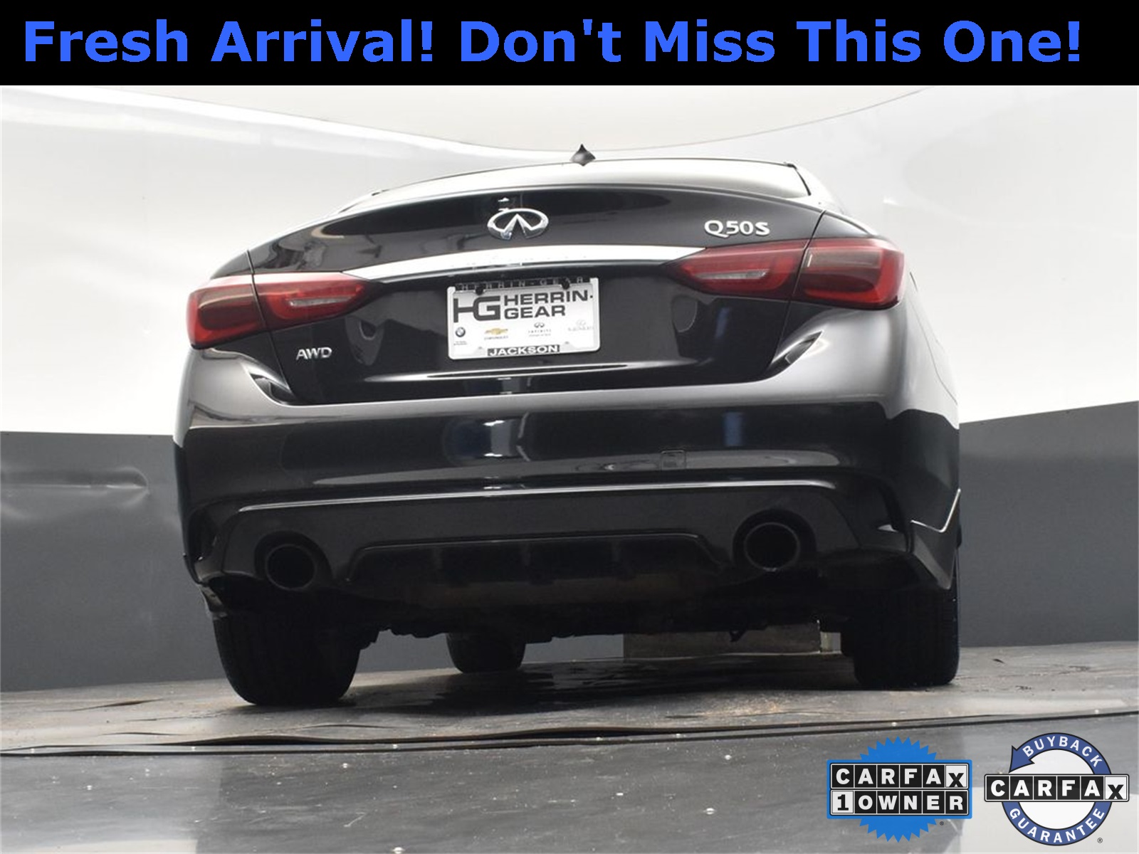 2018 Midnight Black INFINITI Q50 Sport AWD Sedan