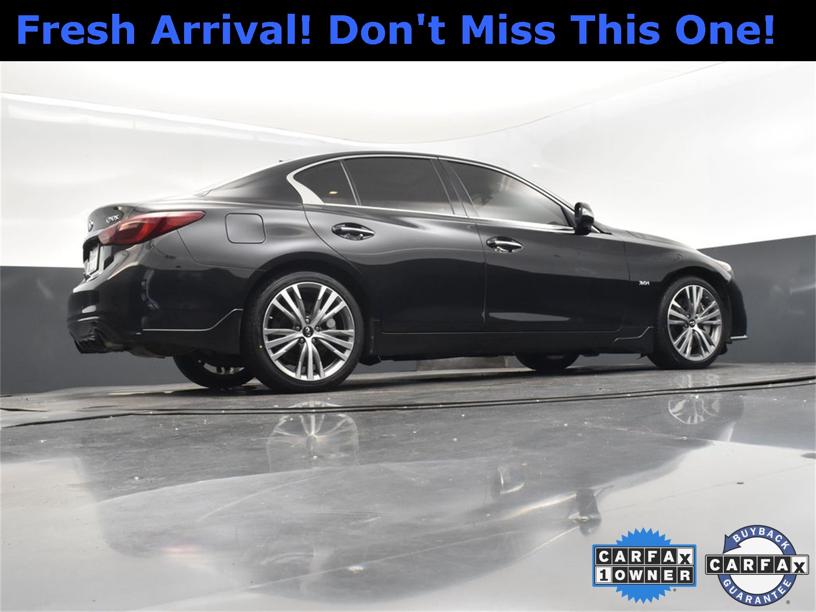 2018 Midnight Black INFINITI Q50 Sport AWD Sedan