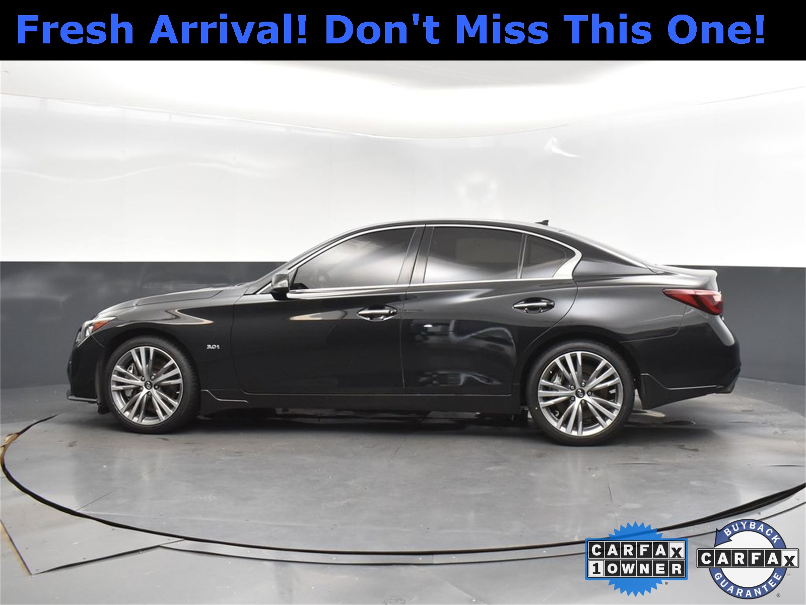 2018 Midnight Black INFINITI Q50 Sport AWD Sedan