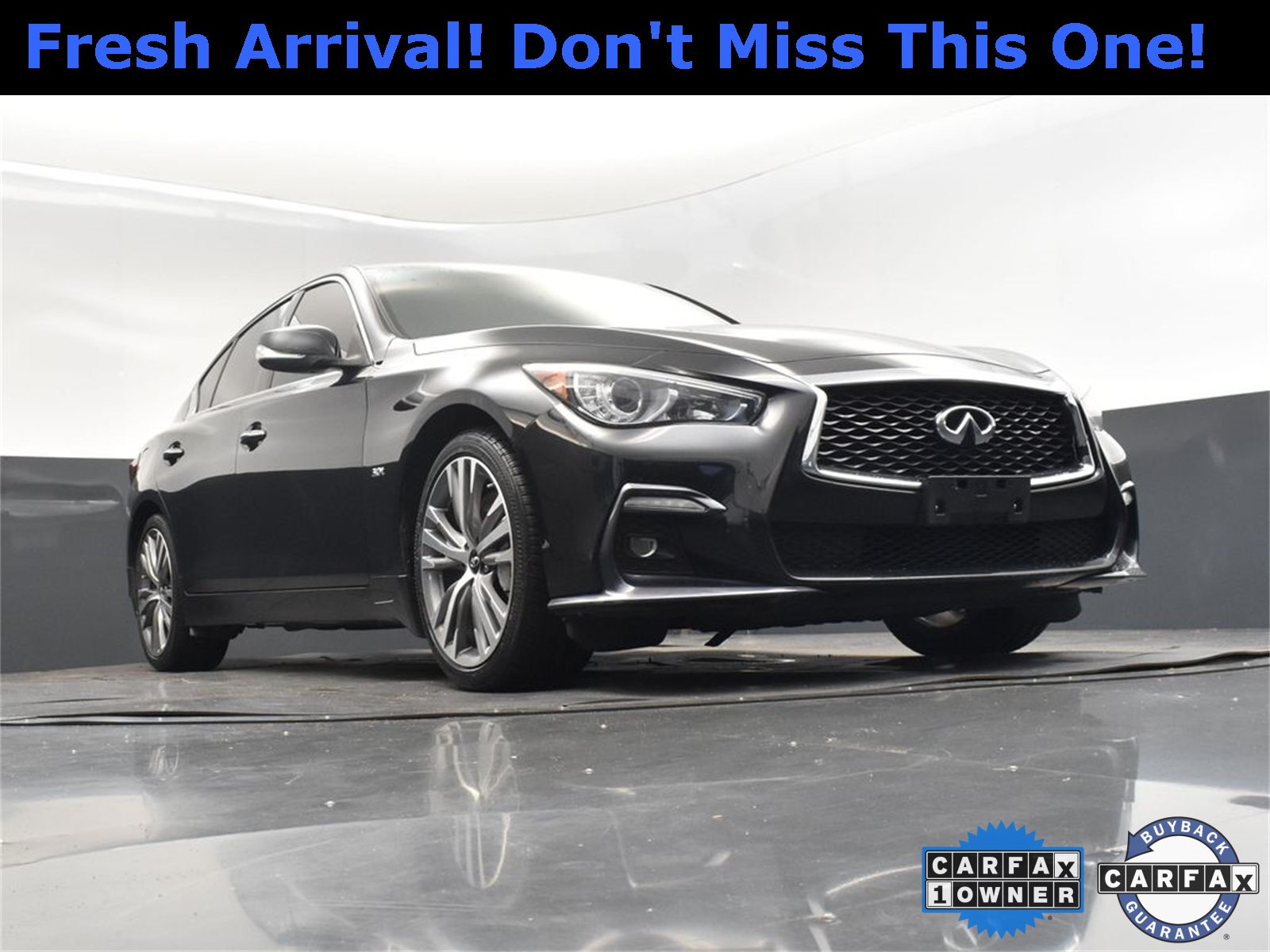 2018 Midnight Black INFINITI Q50 Sport AWD Sedan
