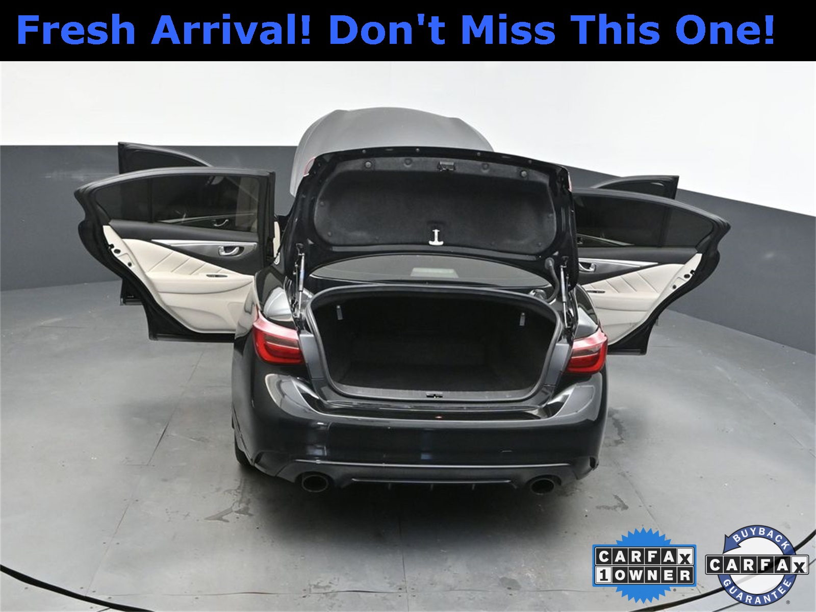 2018 Midnight Black INFINITI Q50 Sport AWD Sedan