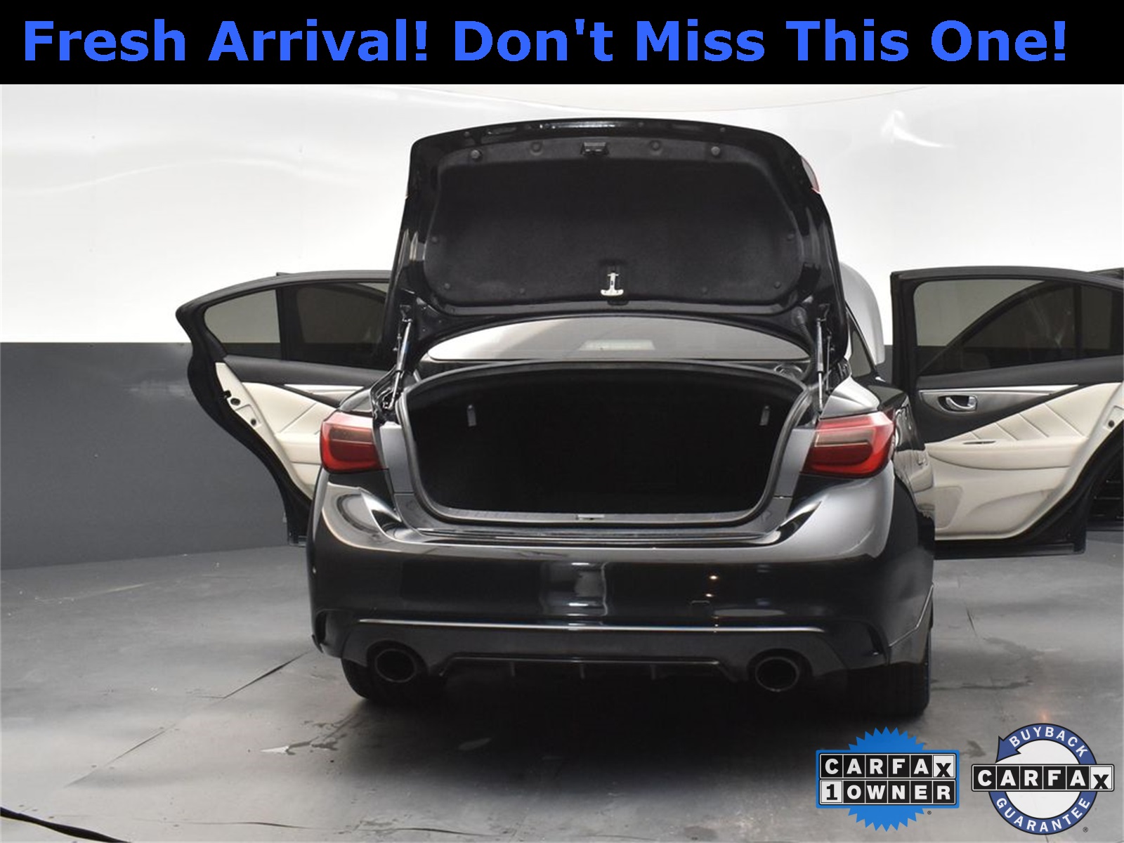 2018 Midnight Black INFINITI Q50 Sport AWD Sedan