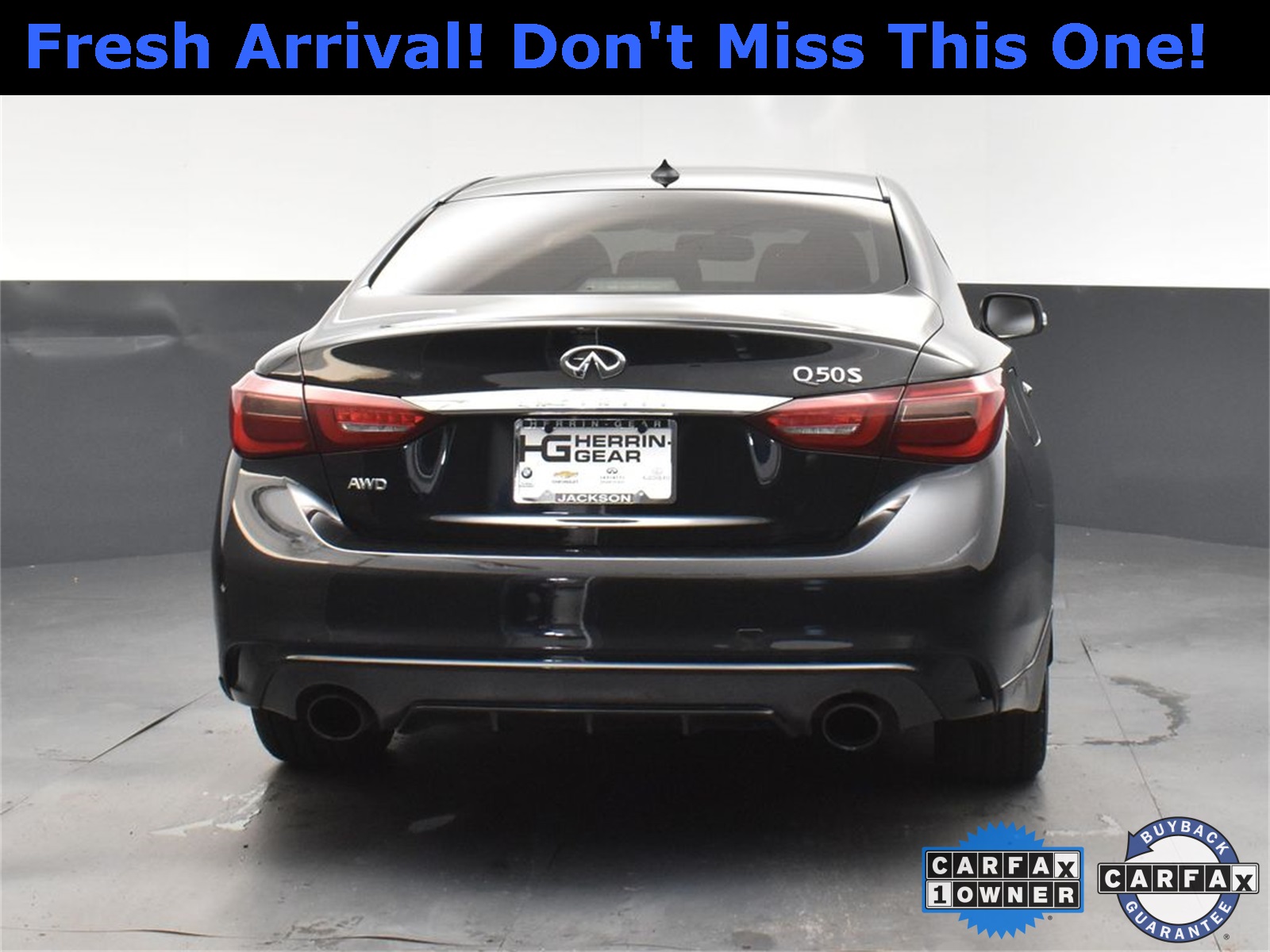 2018 Midnight Black INFINITI Q50 Sport AWD Sedan
