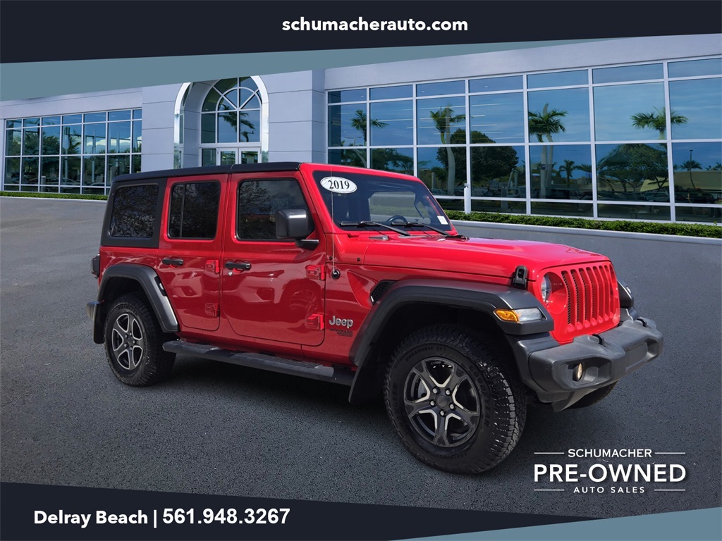 used 2019 Jeep Wrangler car, priced at $17,988