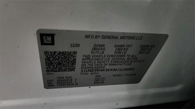 2021 Chevrolet Traverse LT Leather FWD