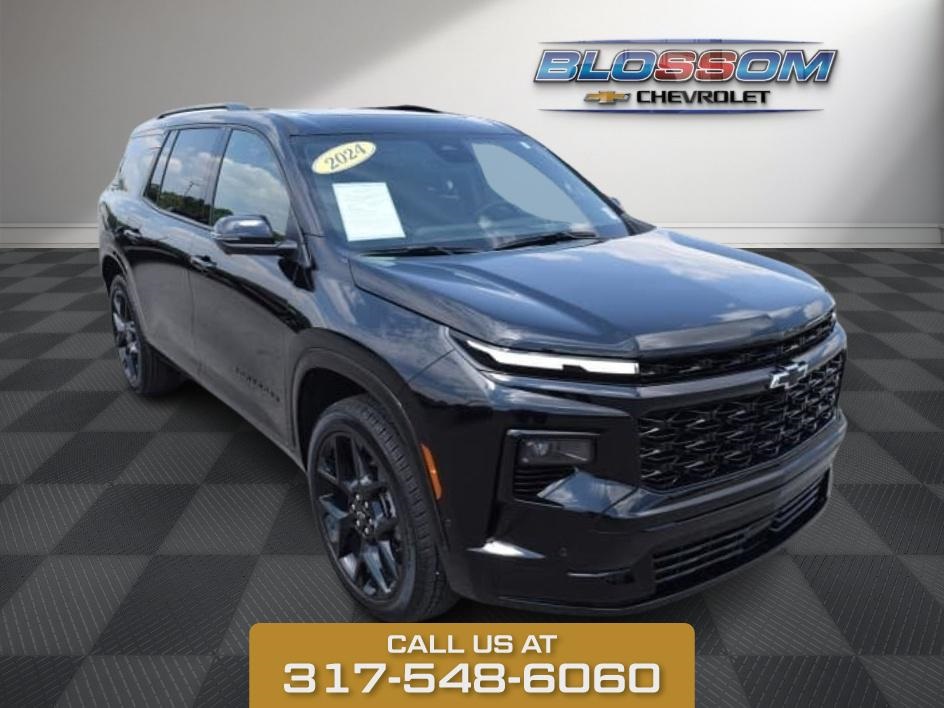 2024 Black Metallic Chevrolet Traverse RS SUV