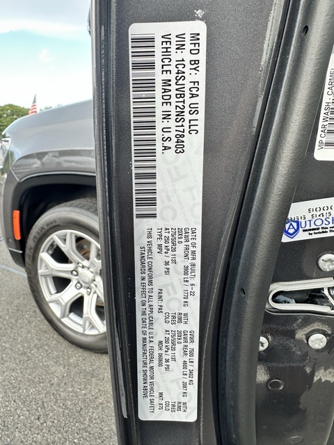 2022 Baltic Gray Metallic Clearcoat Jeep Wagoneer Series II 4X4 SUV