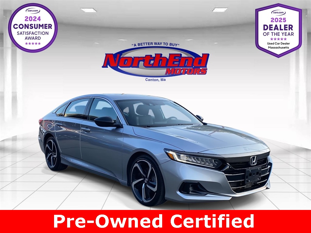 2022 Lunar Silver Metallic Honda Accord Sedan Sport FWD Sedan