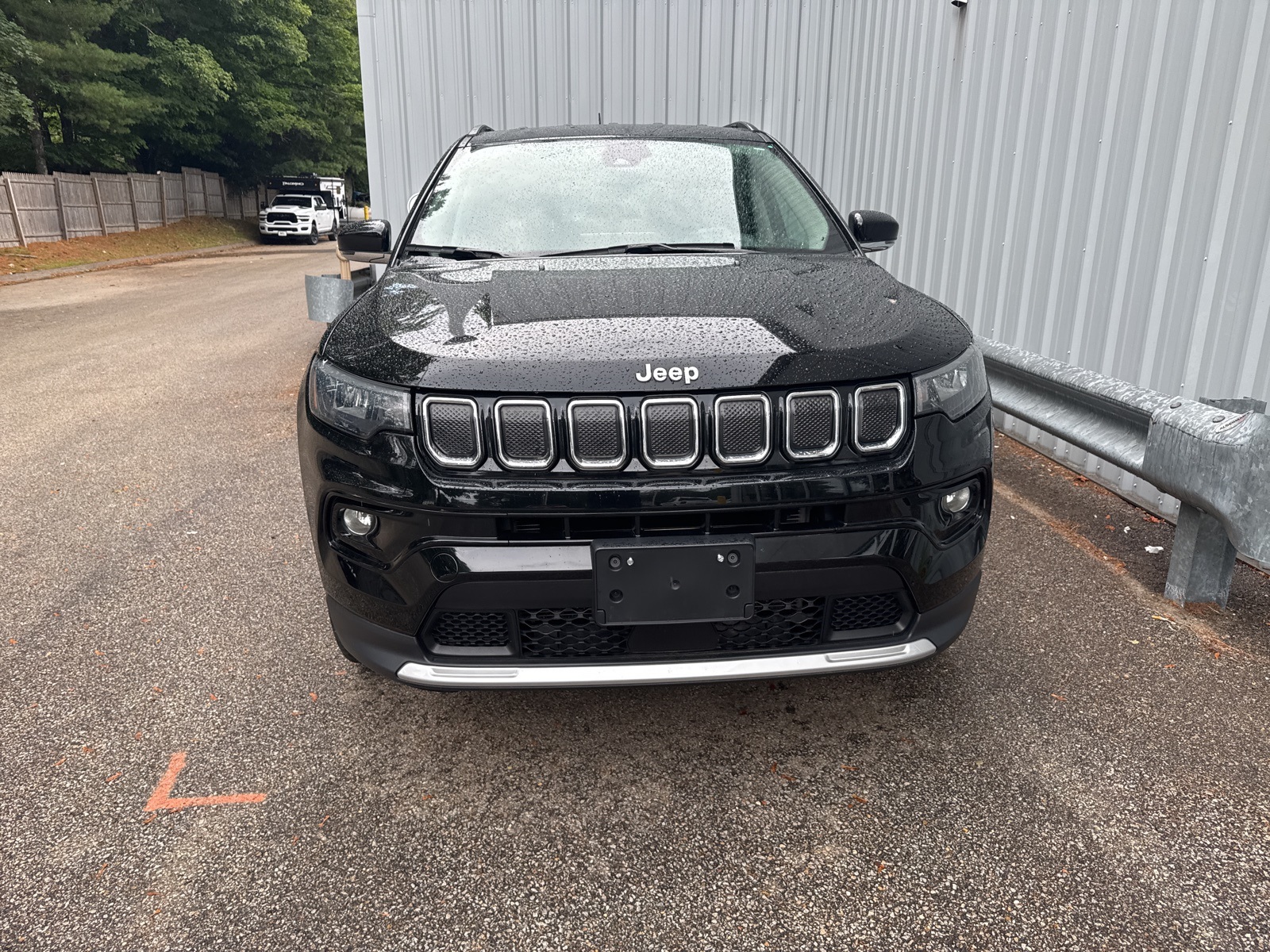 2022 Diamond Black Crystal Pearlcoat Jeep Compass Limited 4X4 SUV