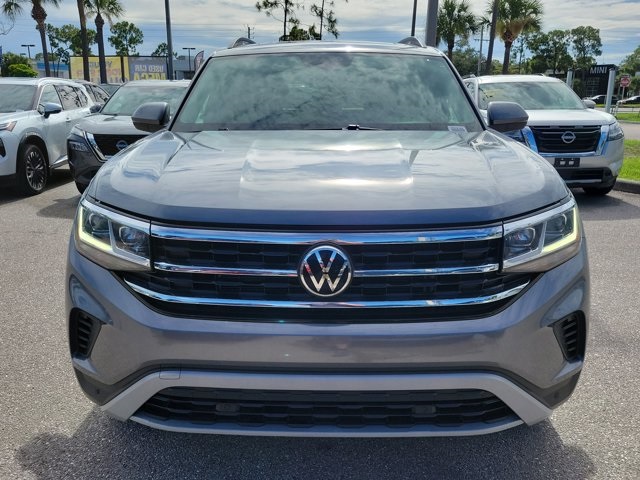 2022 Gray Volkswagen Atlas 3.6L V6 SE w/Technology AWD SUV